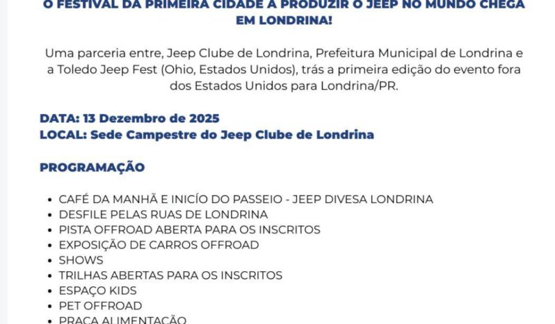 JEEP FEST LONDRINA  13/12/2025 full